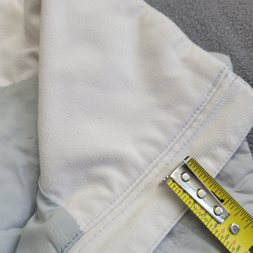 MARMOT Vest Womens Medium White Gray Quilted Warm Side Panels Walk Stroll - Picture 9 of 13